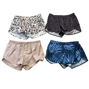 Old Navy Womens Shorts Small Athletic Workout Gym Stretch Waist Lined Lot Of 4